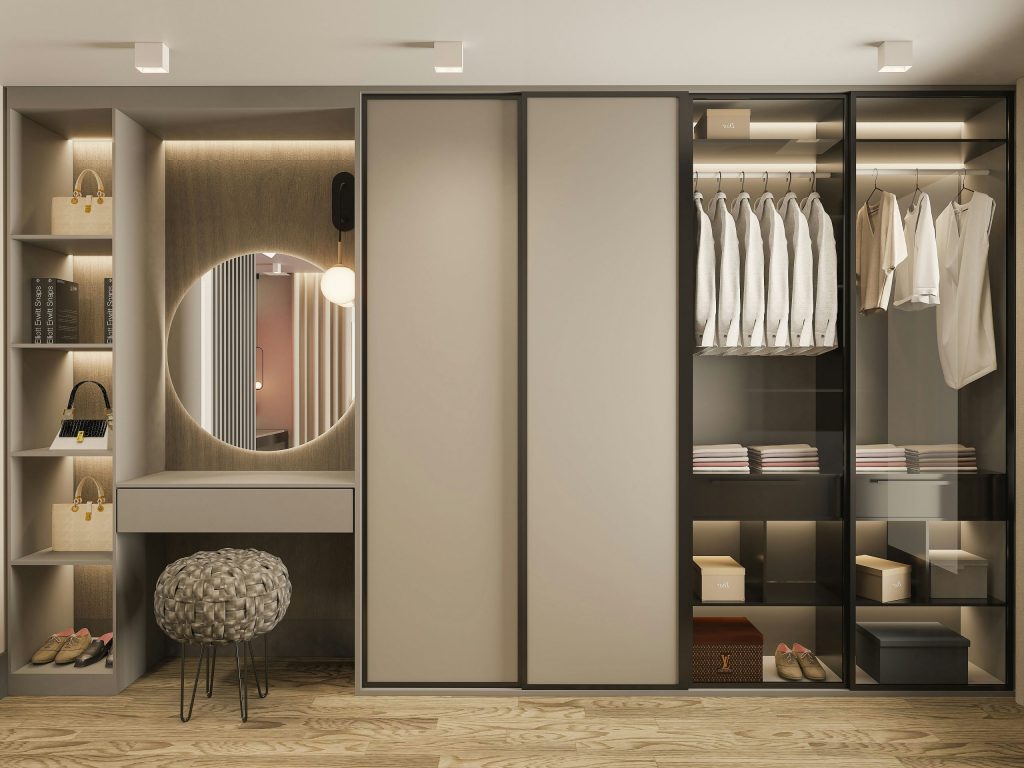 To overvejelser til at skabe et veludført walk-in closet